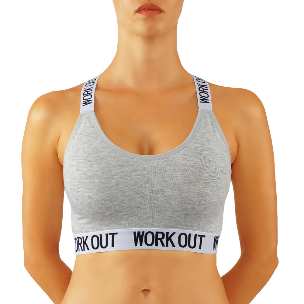 Women`s Sports Bra Cotton/Nylon Blend